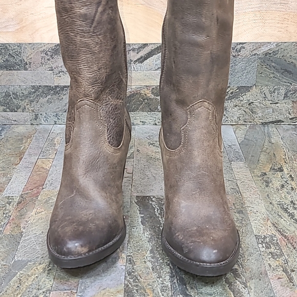 Musse & Cloud Joyce Leather Thigh High Boots Sz 38EU/7.5US - Picture 2 of 7